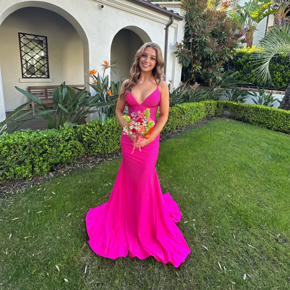 Sherri Hill Pink Prom Dress